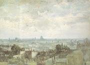 Vincent Van Gogh, View of the Roofs of Paris (nn04)